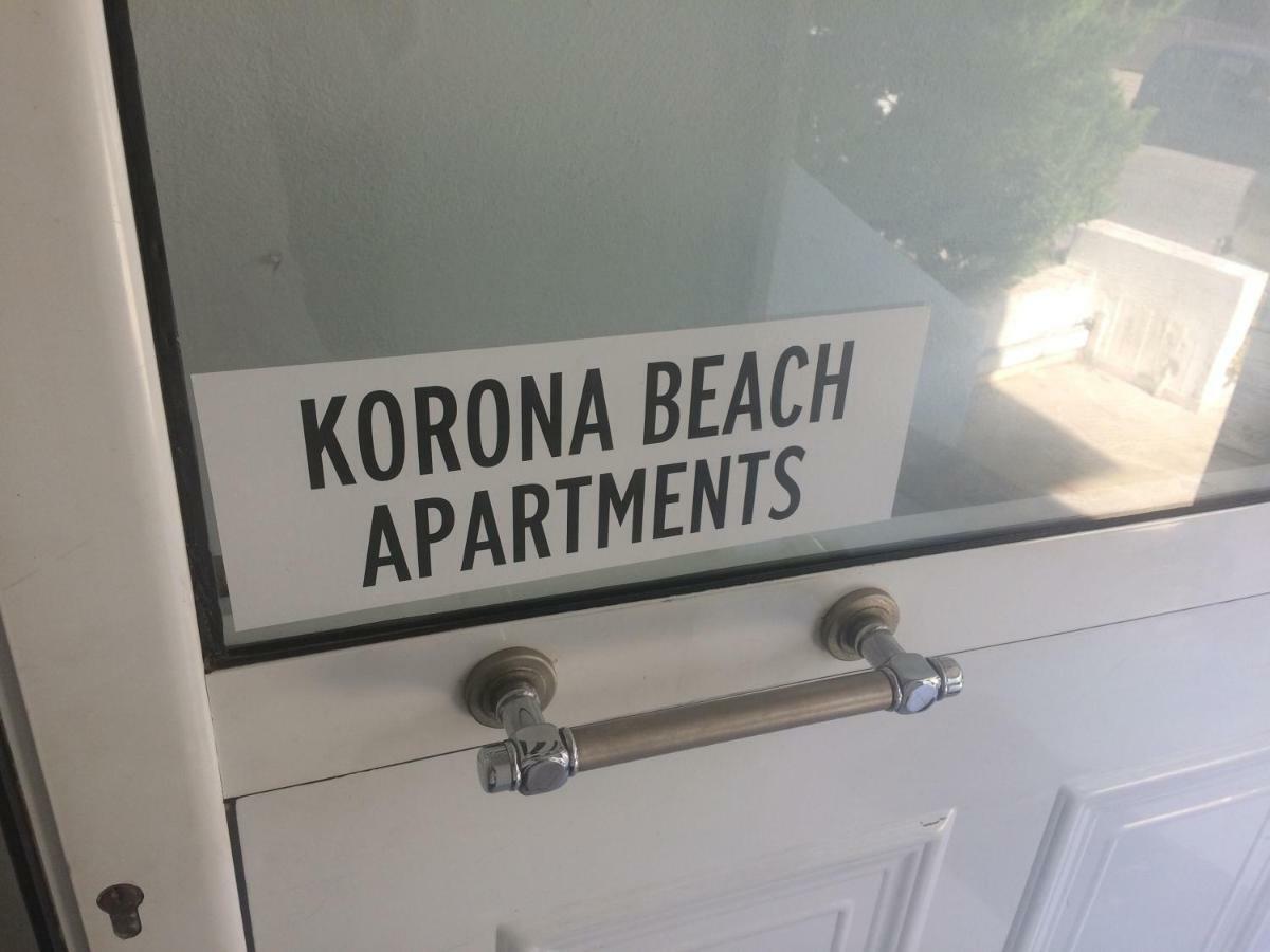 Korona Beach Apartments II Rethymno Exterior foto